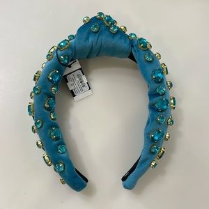 Lele Sadoughi new with tags blue birthstone headband